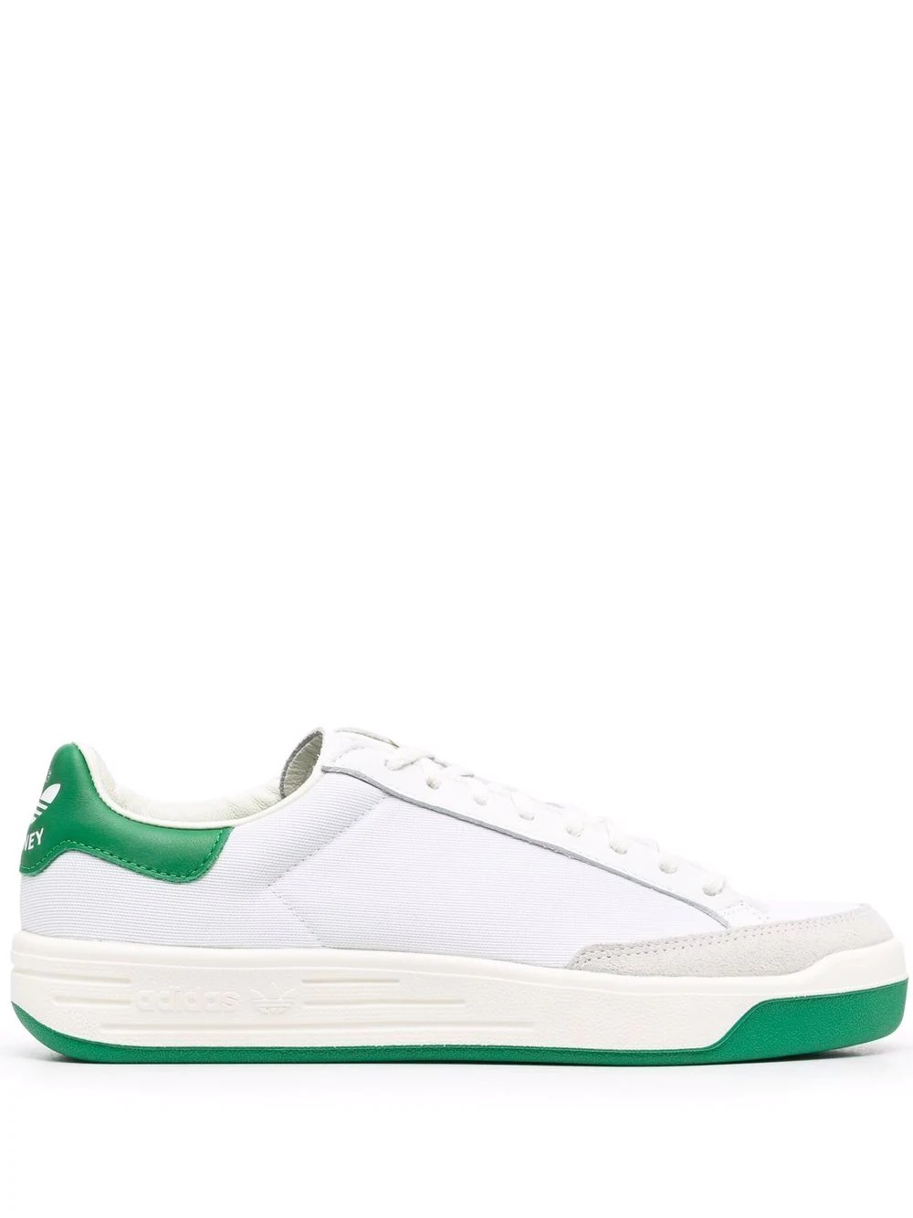 panelled low-top sneakers - 1