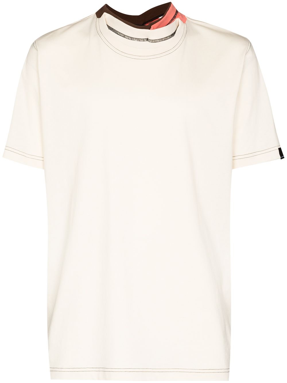 cut-out cotton T-shirt - 1