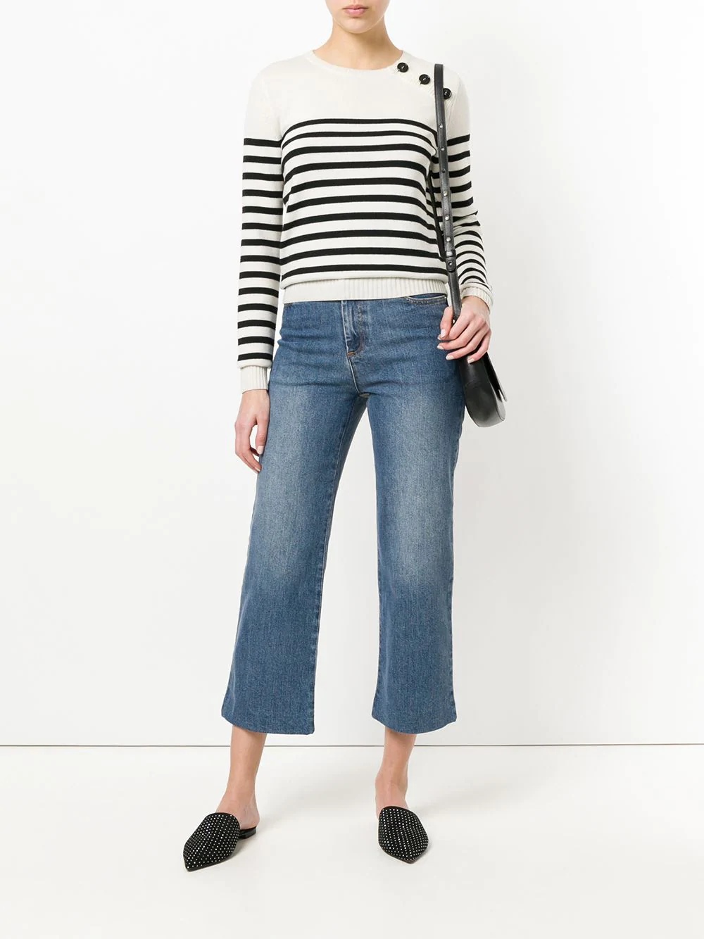 cropped straight-leg jeans - 2