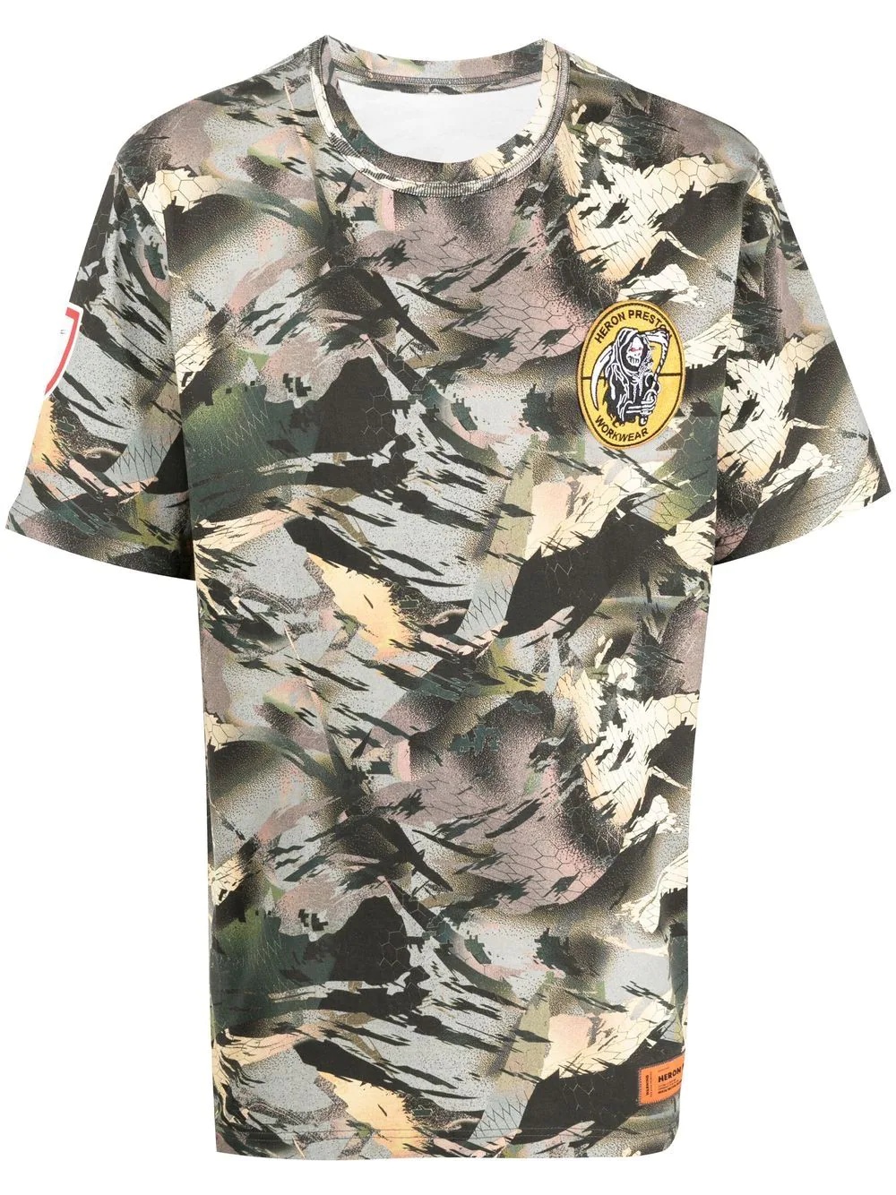 camouflage-print cotton T-shirt - 1