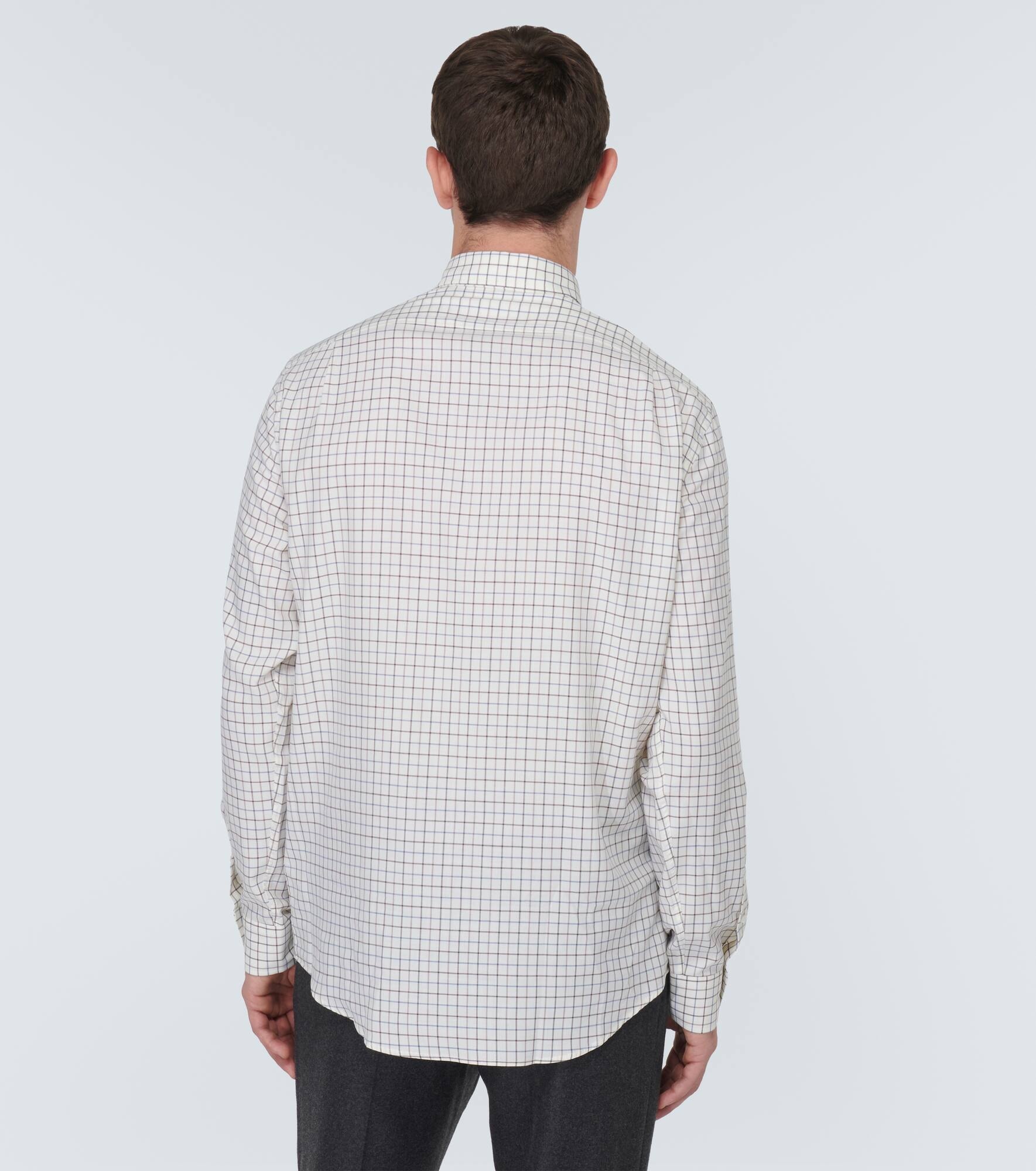 Checked cotton shirt - 4