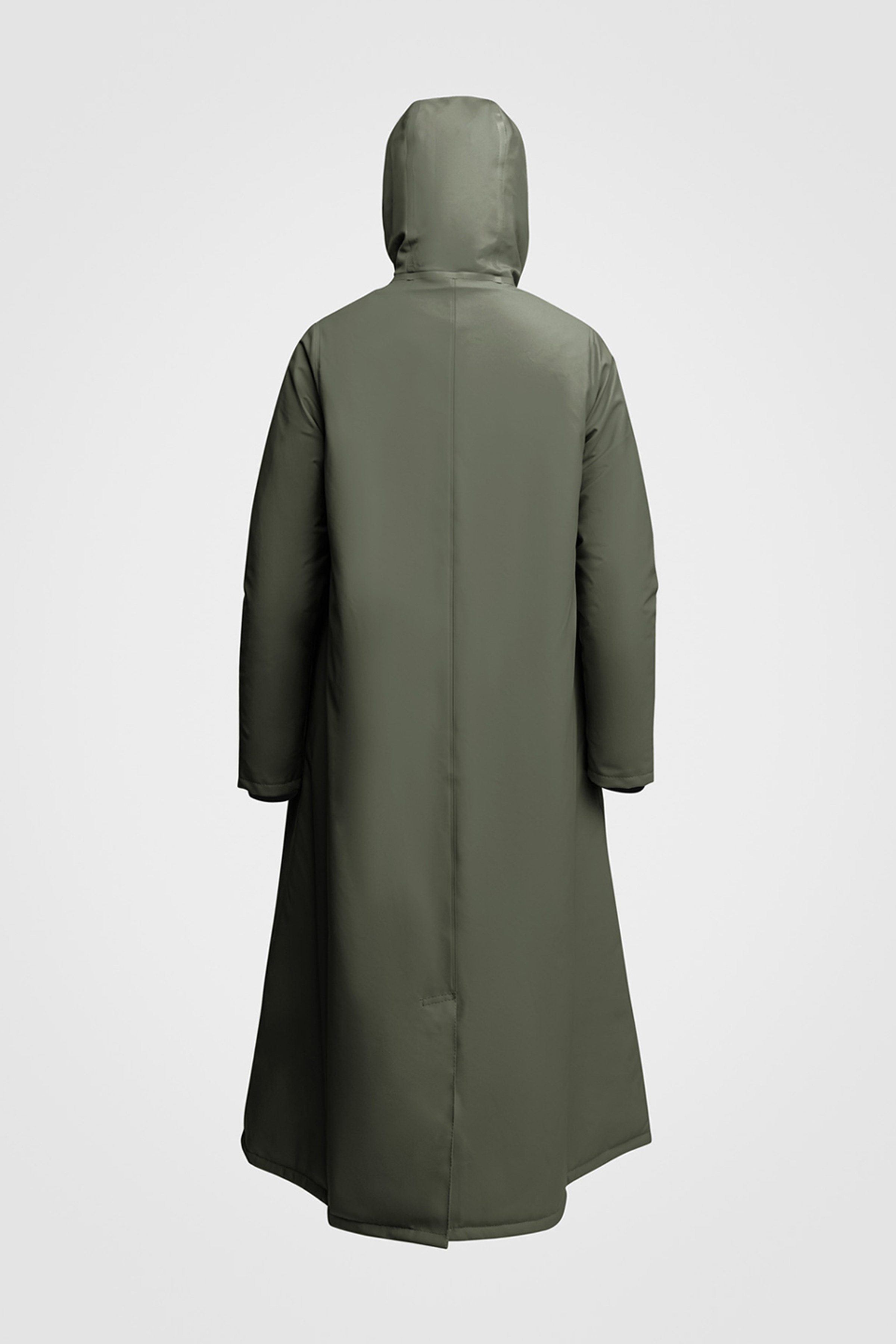 Mosebacke Long Winter Raincoat Green - 4
