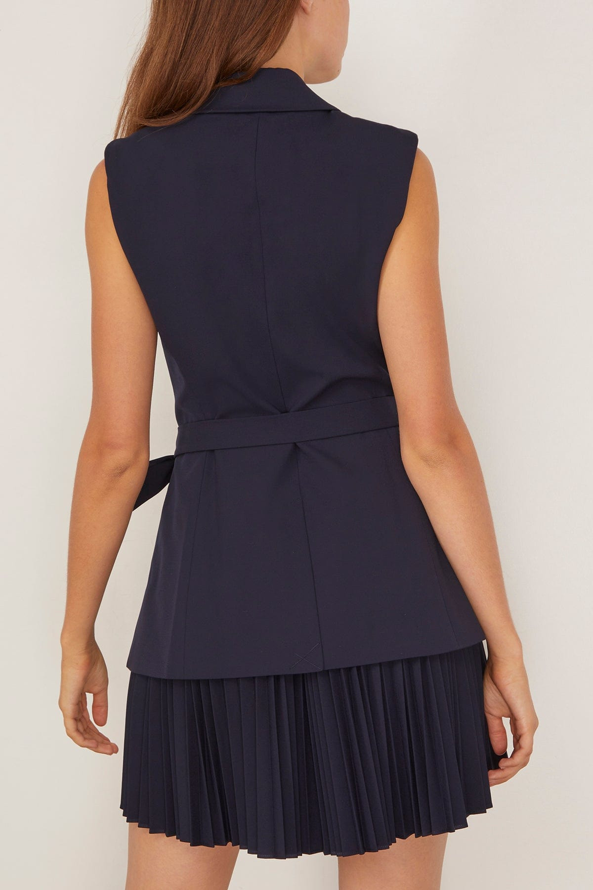 Eman Sleeveless Mini Dress in Midnight - 4