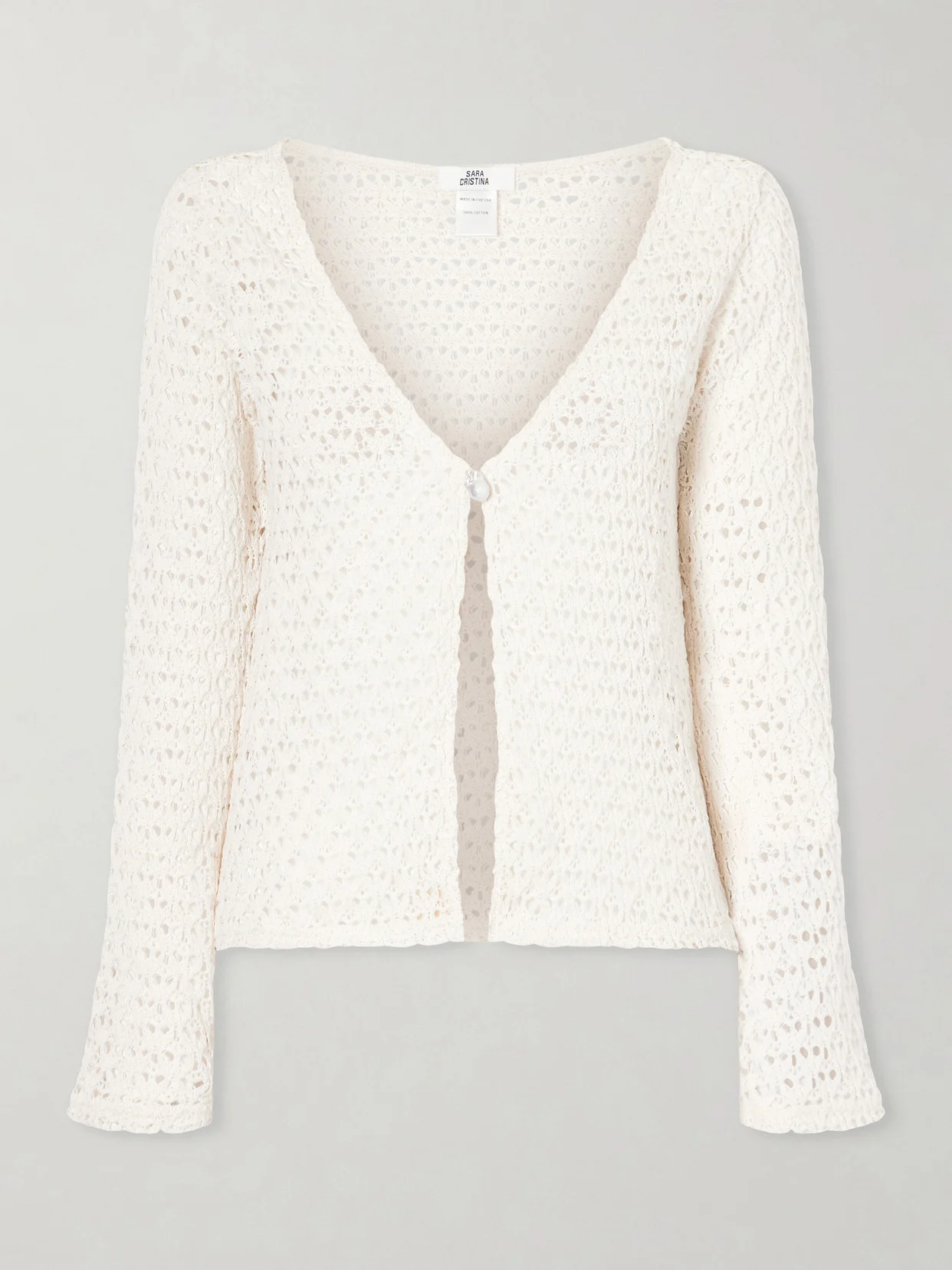 Arena Crocheted Cotton Coverup - 1