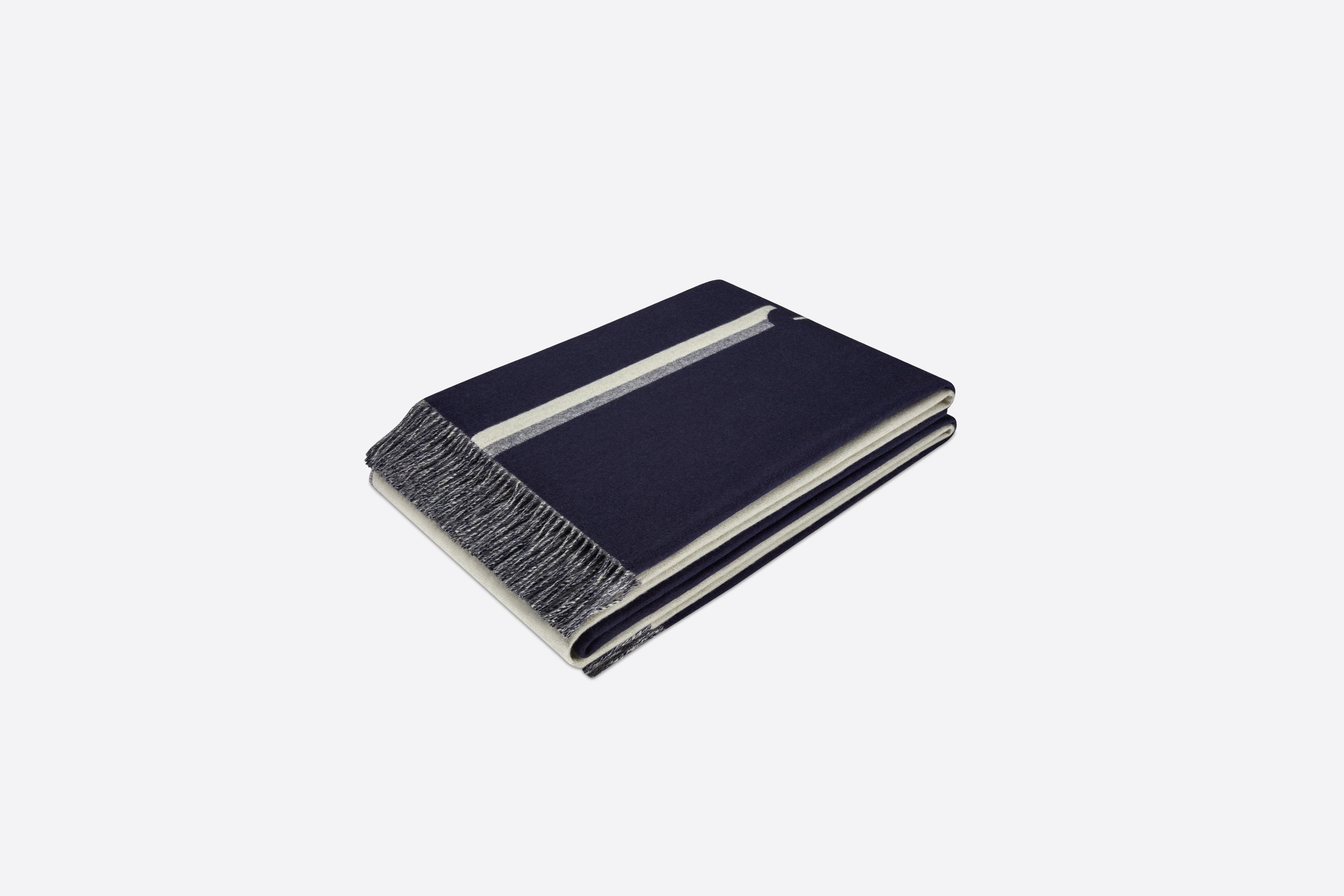 Blanket with 'DIOR' Band - 3