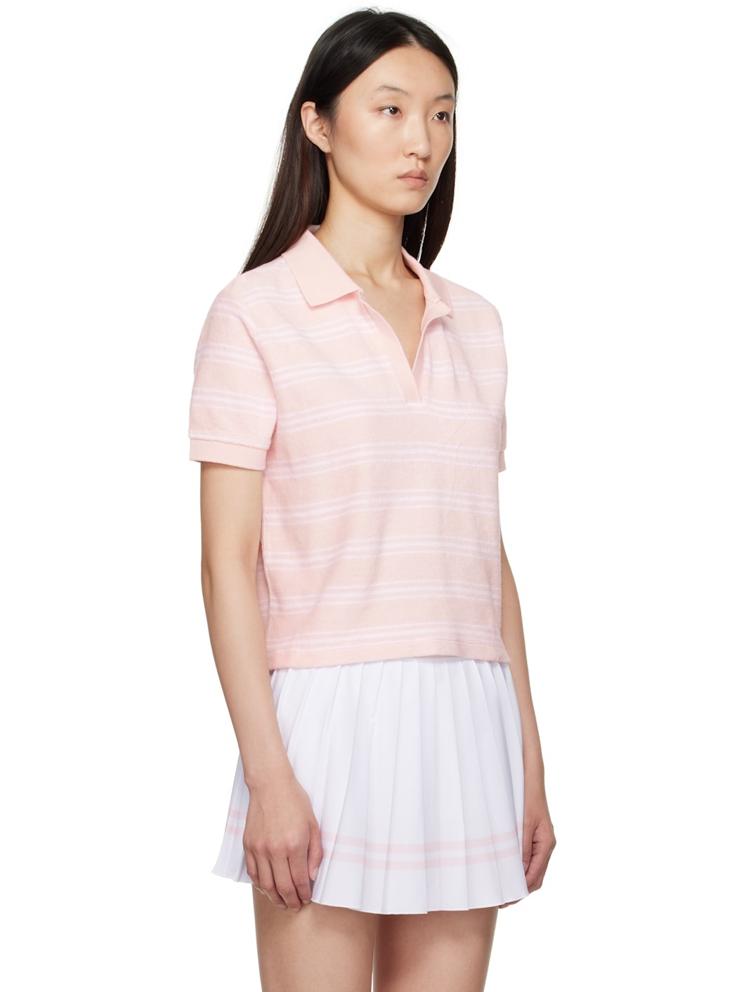 Pink 'SRC' Terry Polo - 2