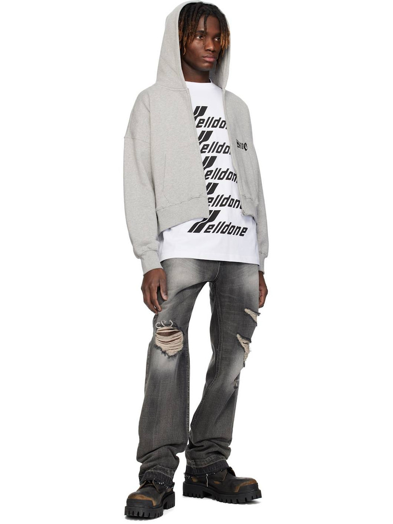 We11done Black Distressed Jeans outlook