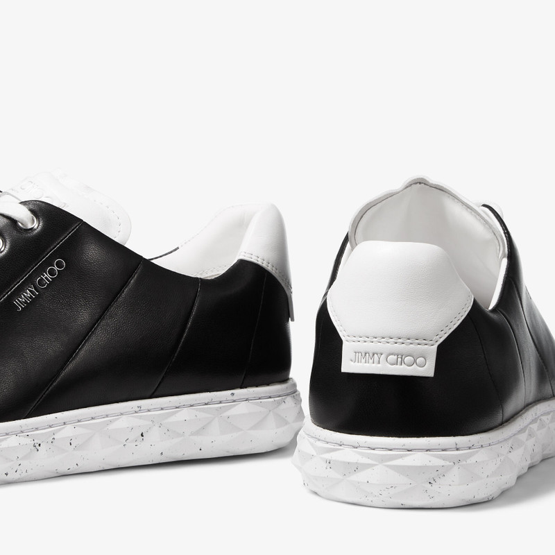 Diamond Light/M
Black Nappa Leather Low-Top Trainers 3