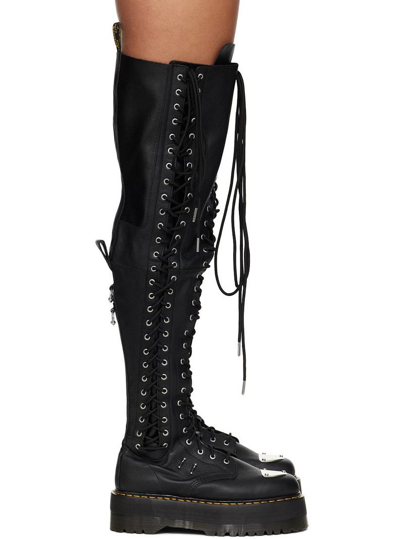 Black 28-Eye Extreme Max Tall Boots 1
