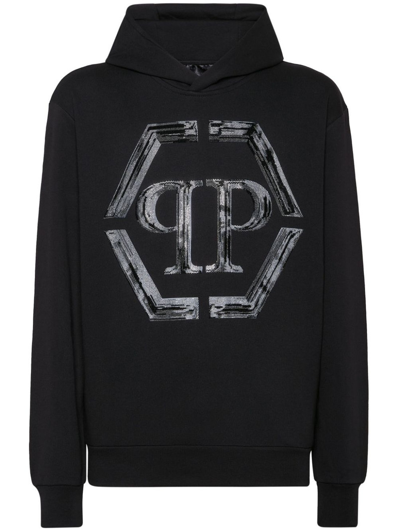 Strass Hexagon hoodie 1