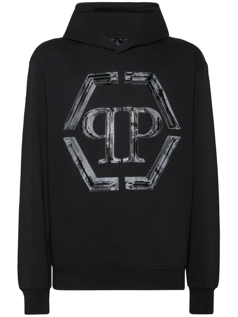 Strass Hexagon hoodie - 1