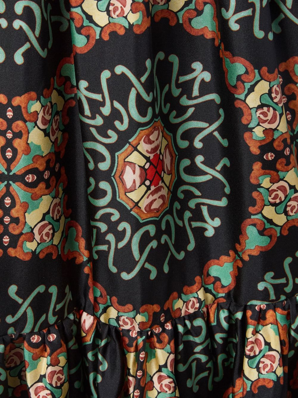 Capri silk-blend midi dress - 4