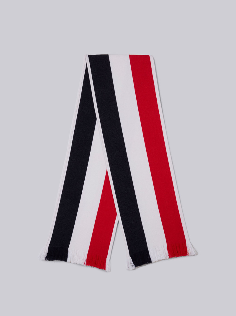 Thom Browne Multicolor Cashmere Large Stripe Jacquard Scarf outlook