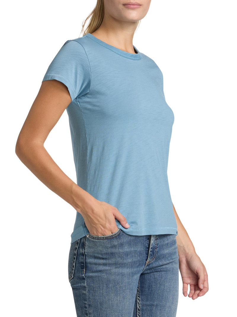 Women's The Slub Cotton T-Shirt - Fog Blue 4