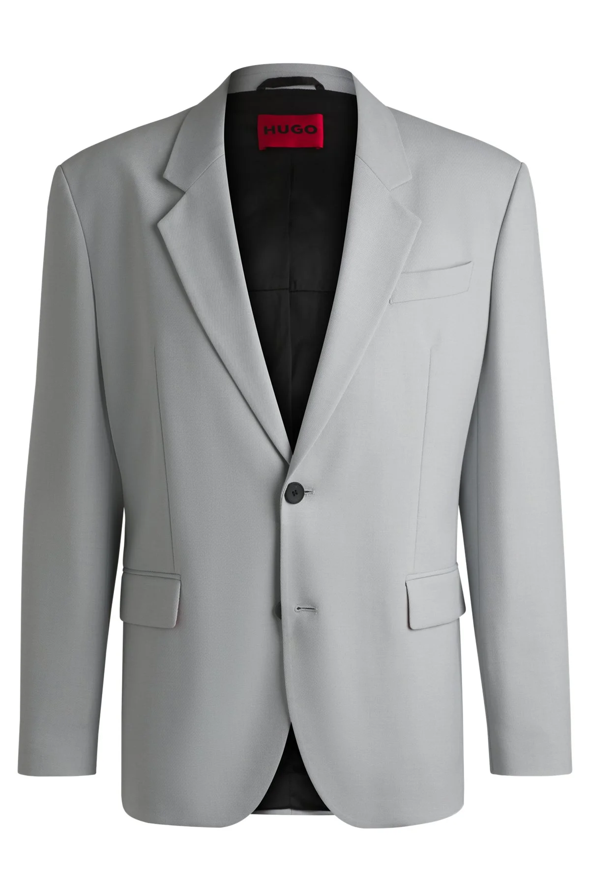 MODERN-FIT JACKET IN STRETCH TWILL WITH FULL LINING - 1