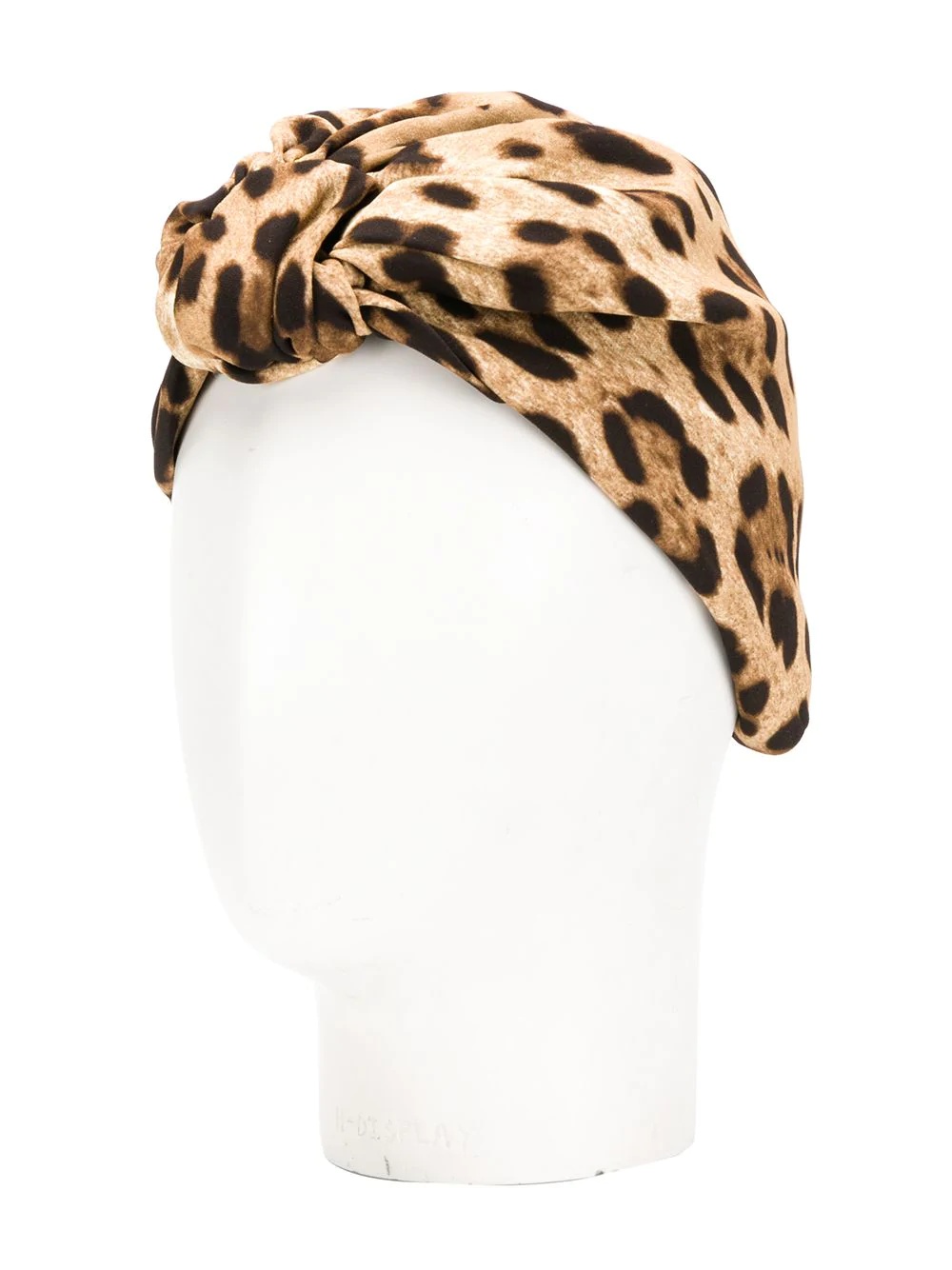 leopard print turban - 2