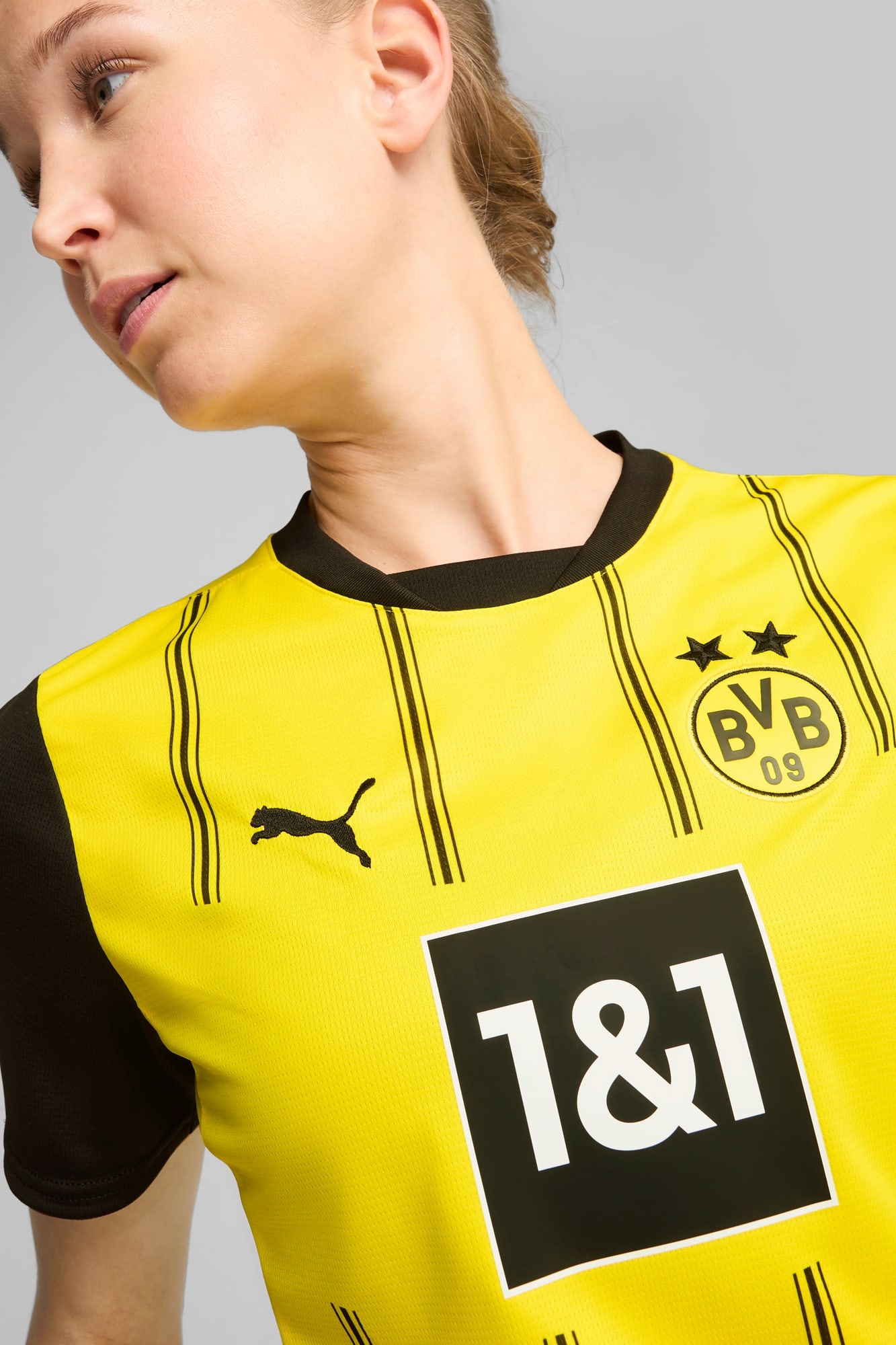 Borussia Dortmund 24/25 Women's Replica Home Soccer Jersey - 4