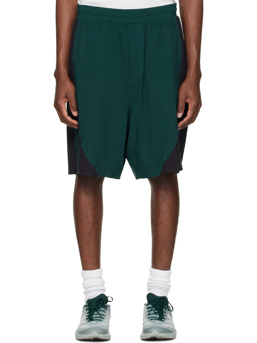 Green Ultralight Woven Shorts - 1