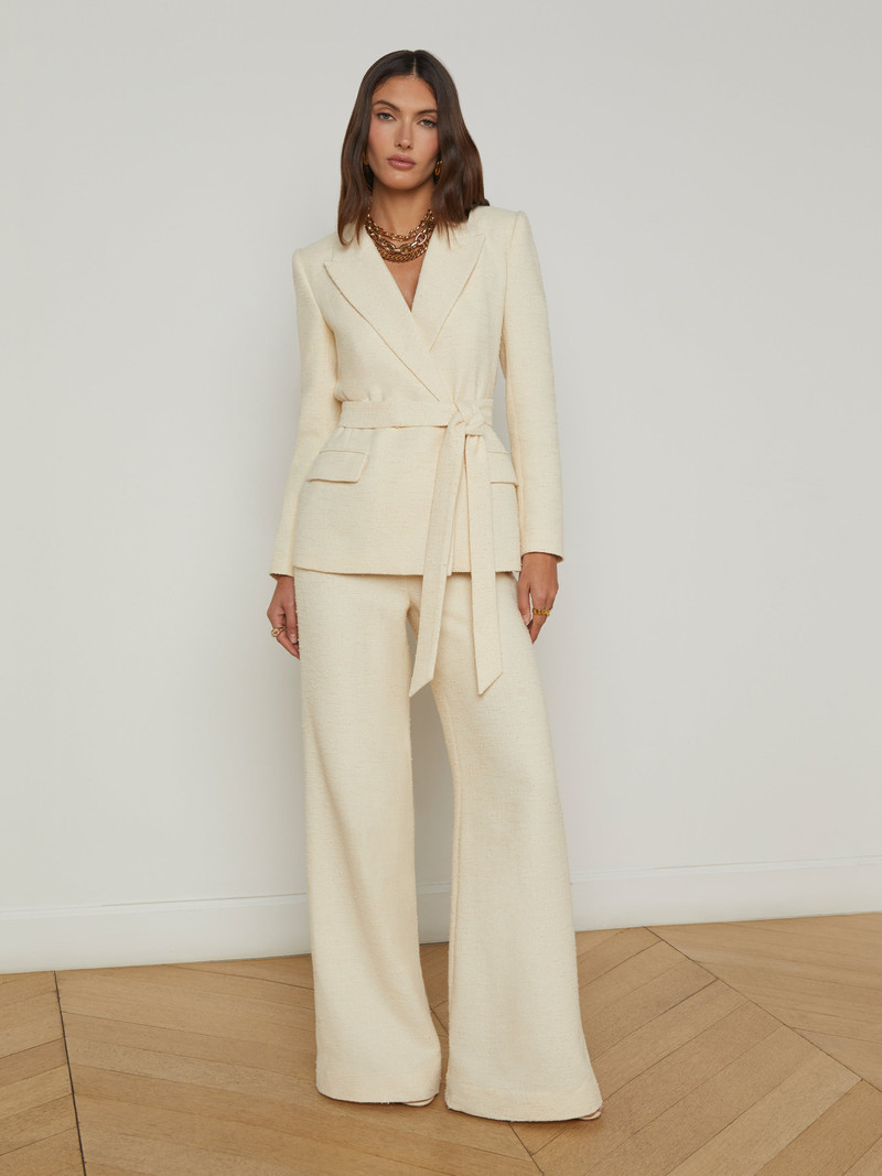 Jordana Tweed Wrap Blazer 5