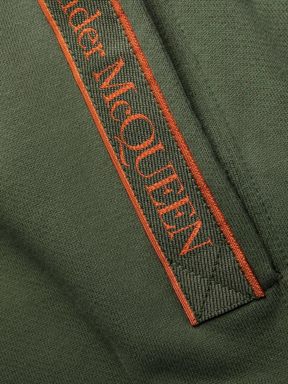 slim-fit cotton track pants - 6