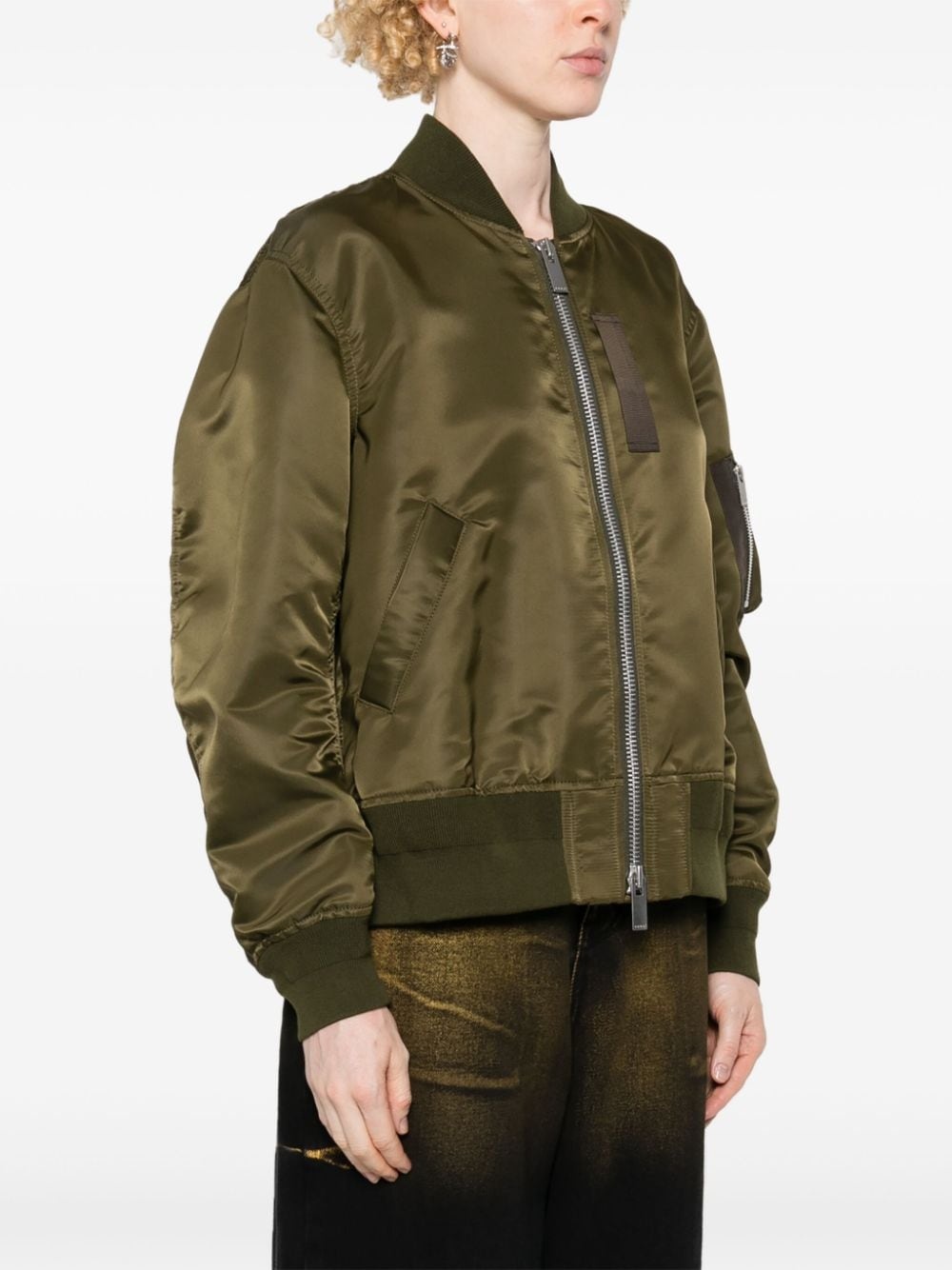 zip-up bomber jacket - 3