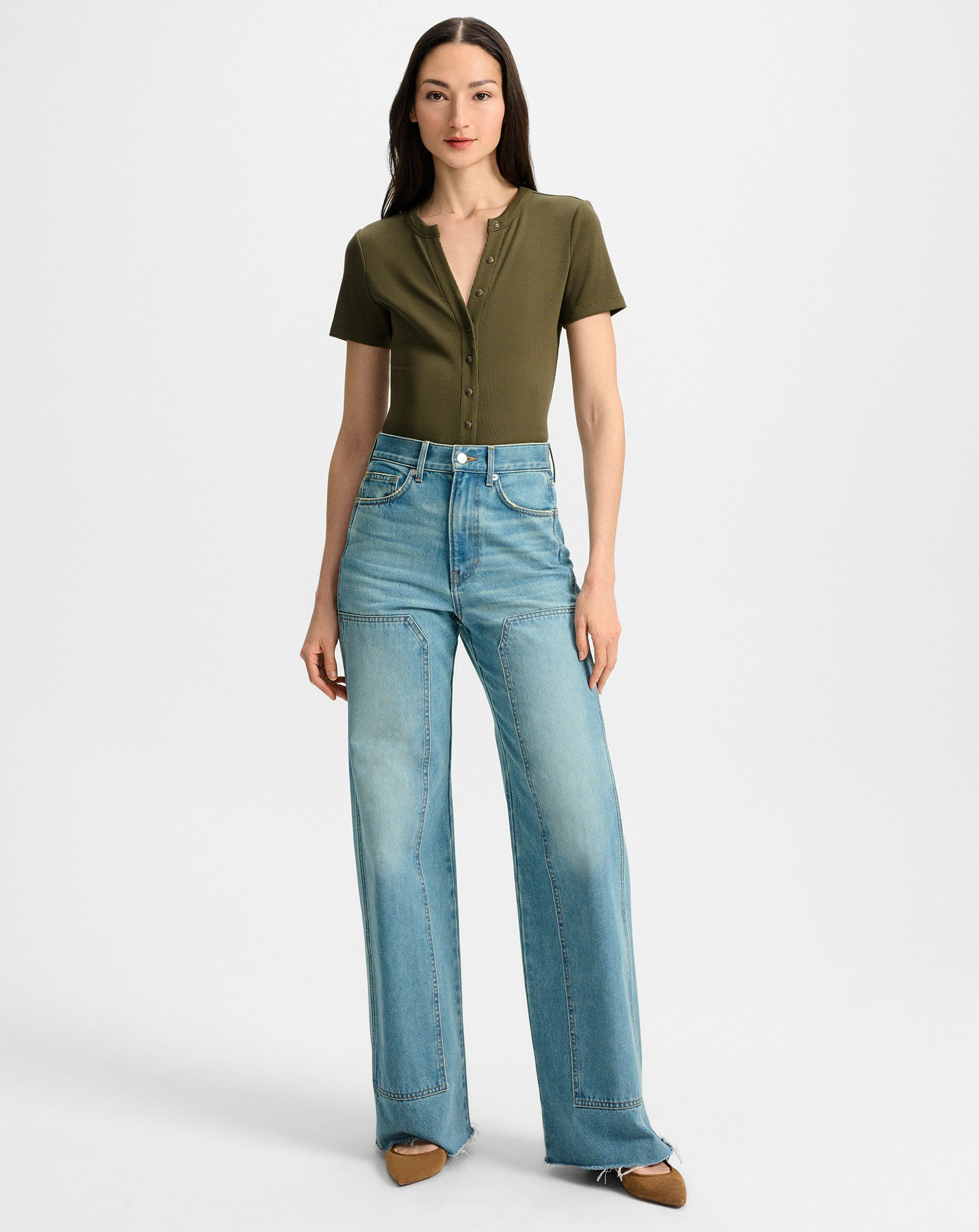 DILIA BUTTON-DOWN T-SHIRT - 3