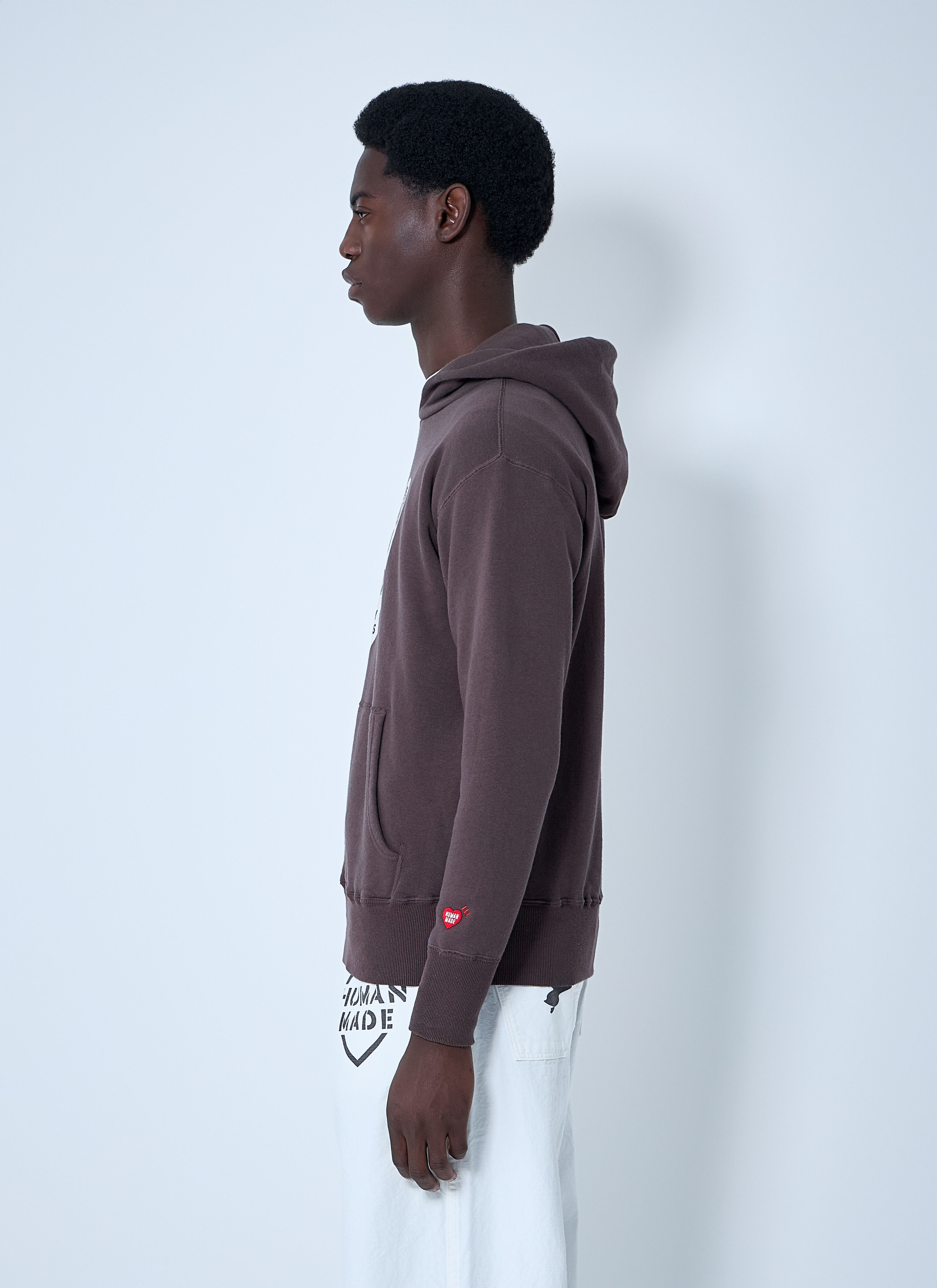 Logo Motif Hooded Sweatshirt - 3