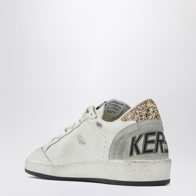 Golden Goose Sneakers Ball Star Withe/ Black With Glitter Women - 2