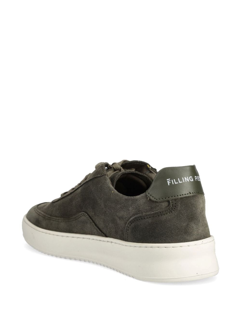 logo-print low-top sneakers - 3