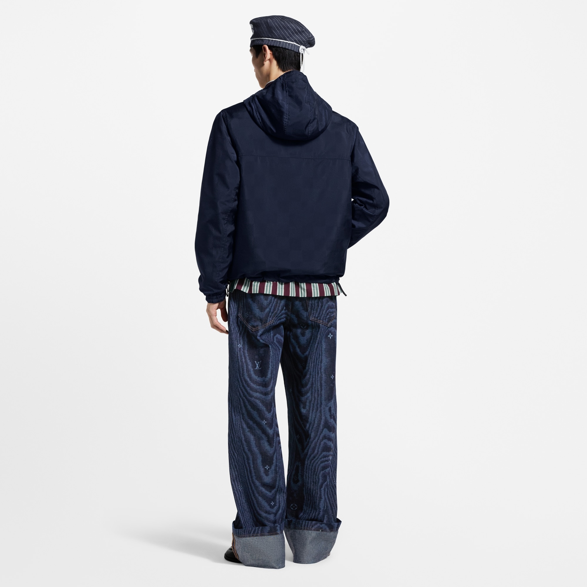 Damier Reversible Windbreaker - 4