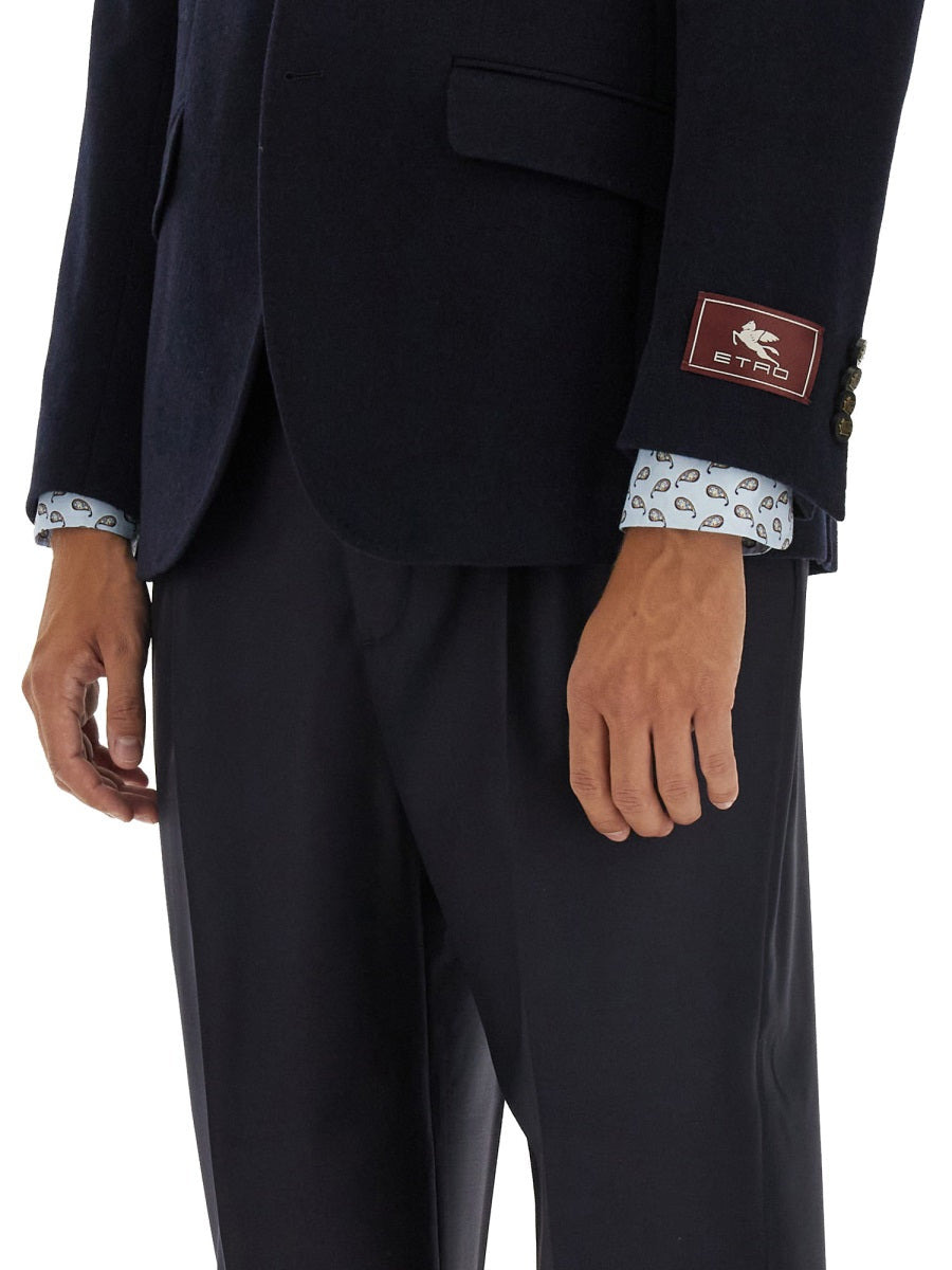 Etro Men Single-Breasted Jacket - 4