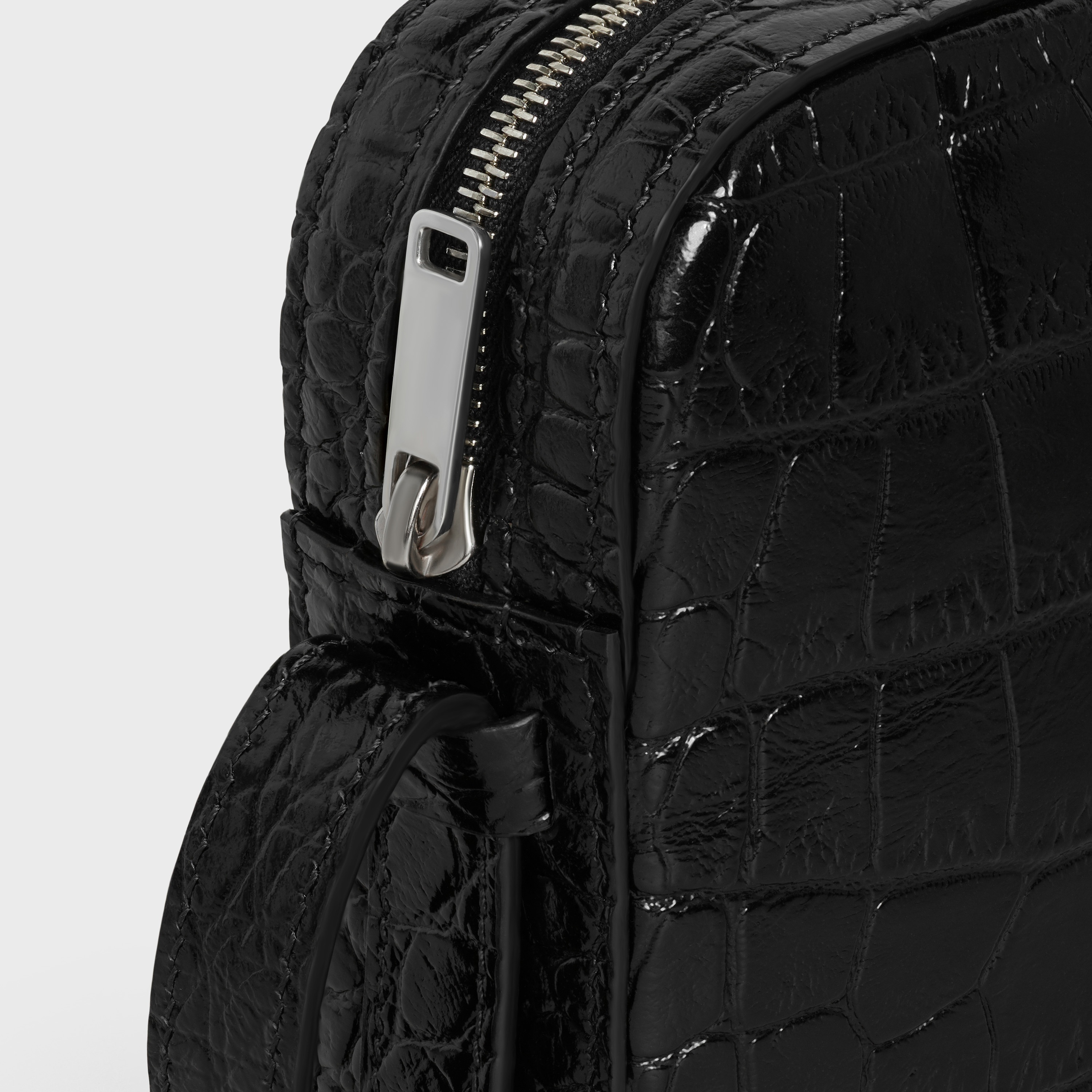 Horizontal Phone Pouch in Crocodile Embossed Calfskin - 4