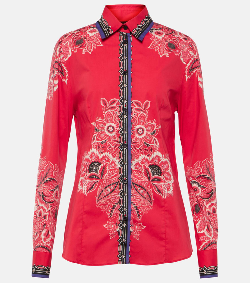 floral-print shirt 1