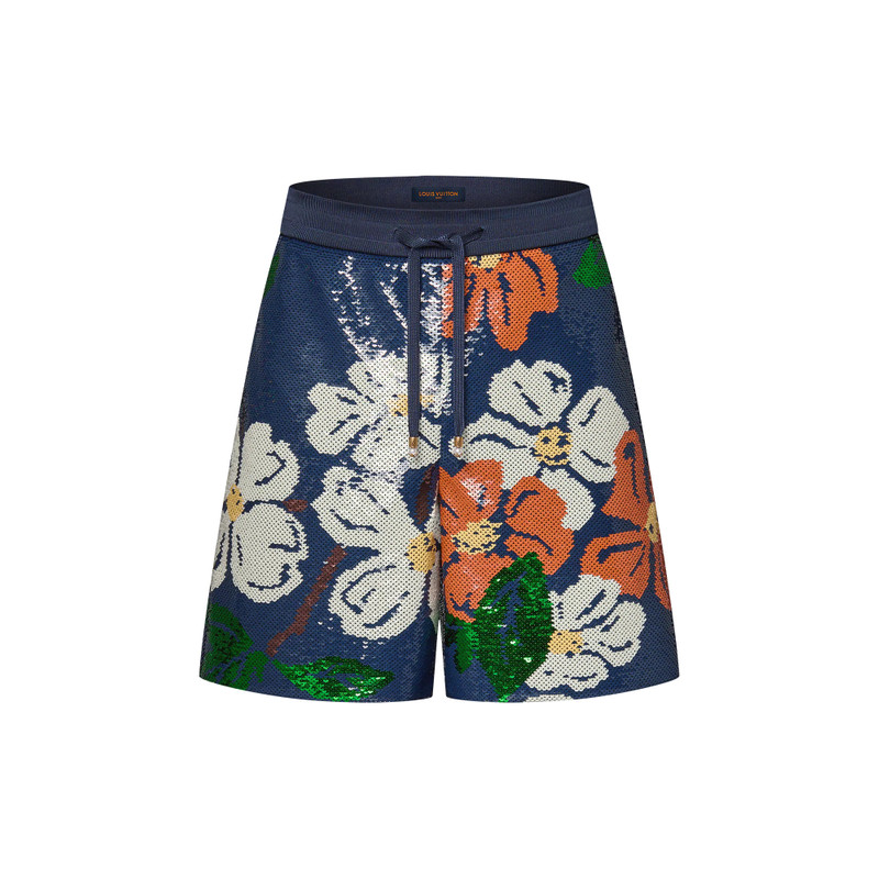 Sequin-Embroidered Shorts 1