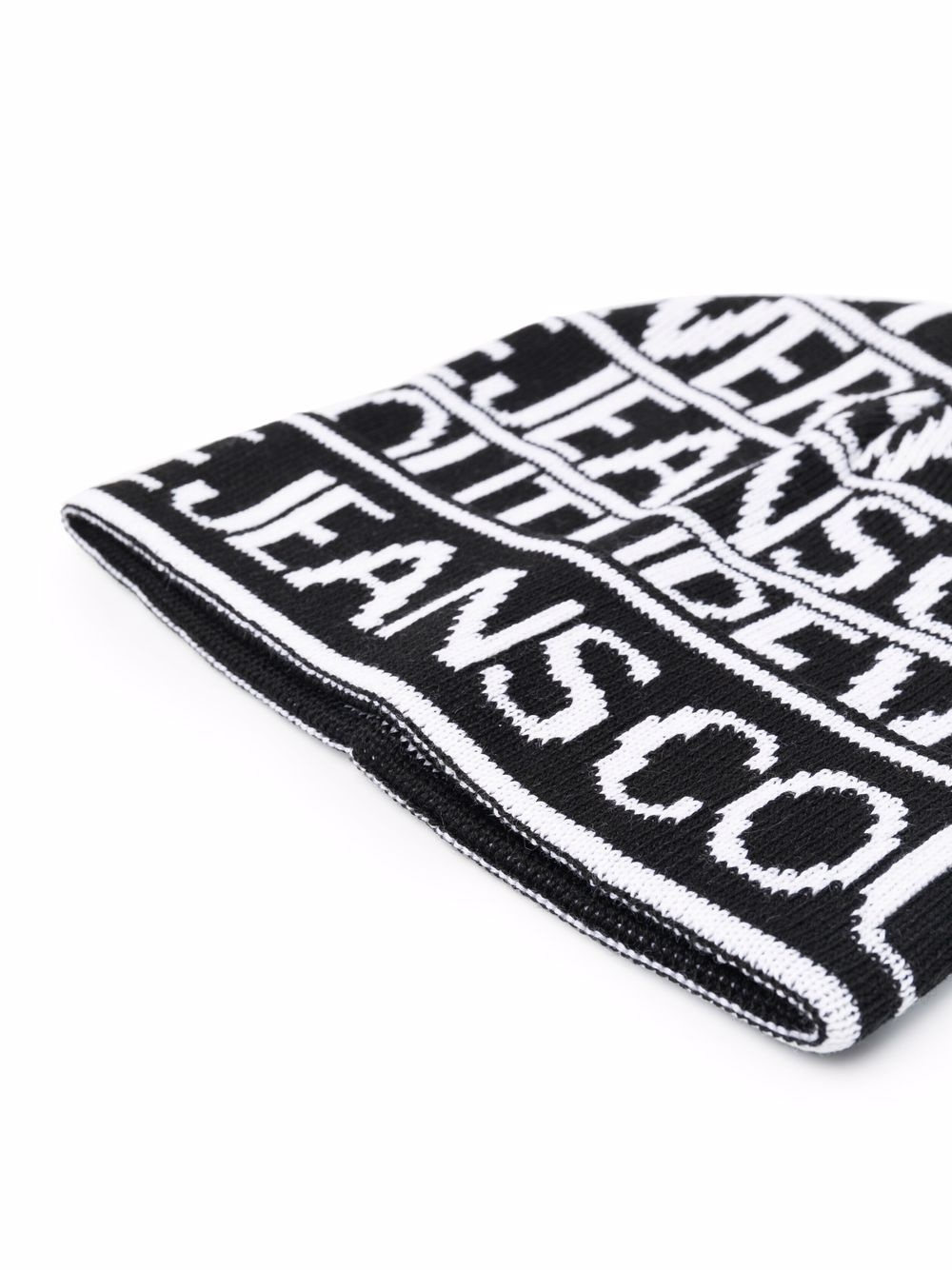 logo-print knitted beanie - 2