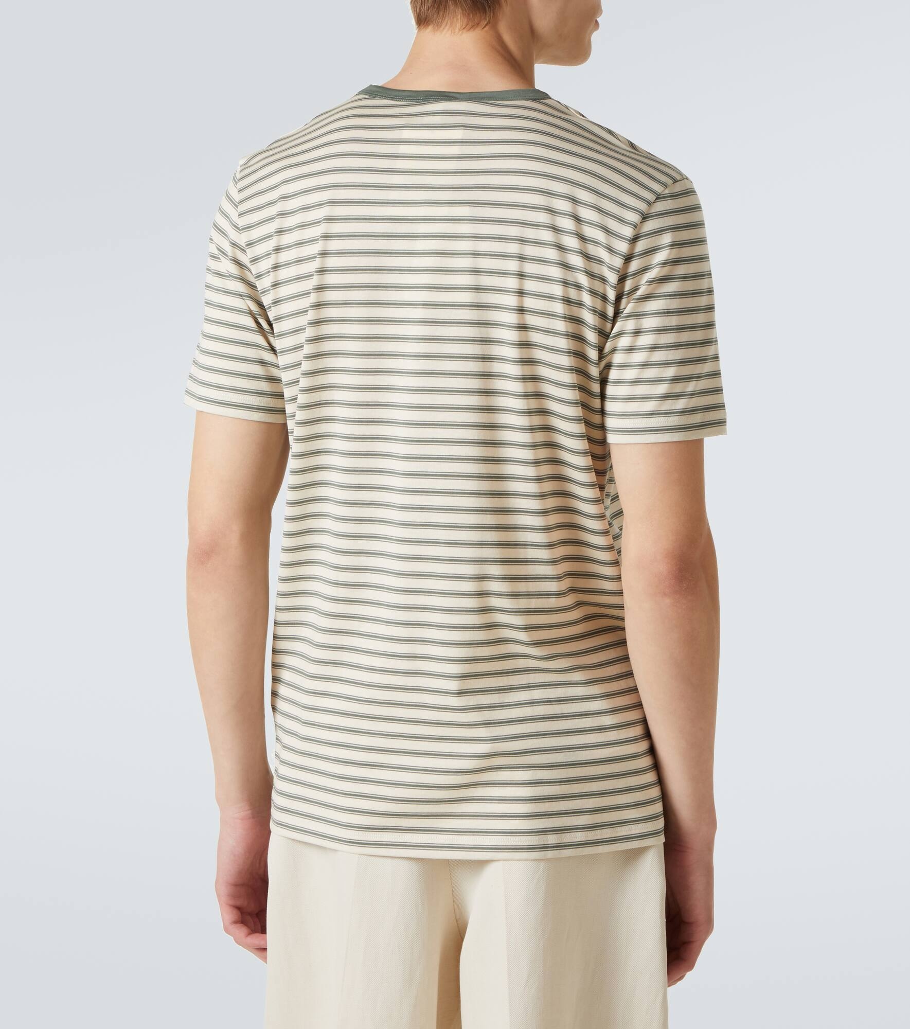 Striped cotton jersey T-shirt - 4