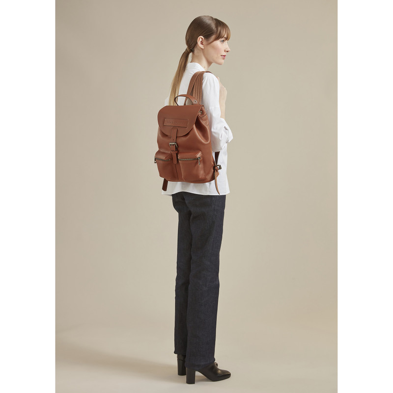 Longchamp Longchamp 3D S Backpack Midnight Blue - Leather outlook