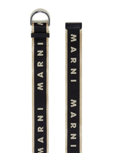 Marni woven logo belt outlook