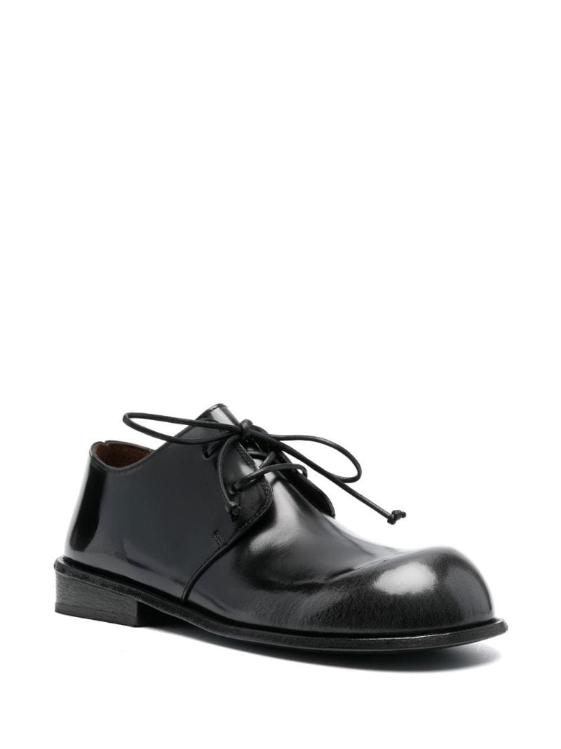 polished round-toe oxford shoes - 2