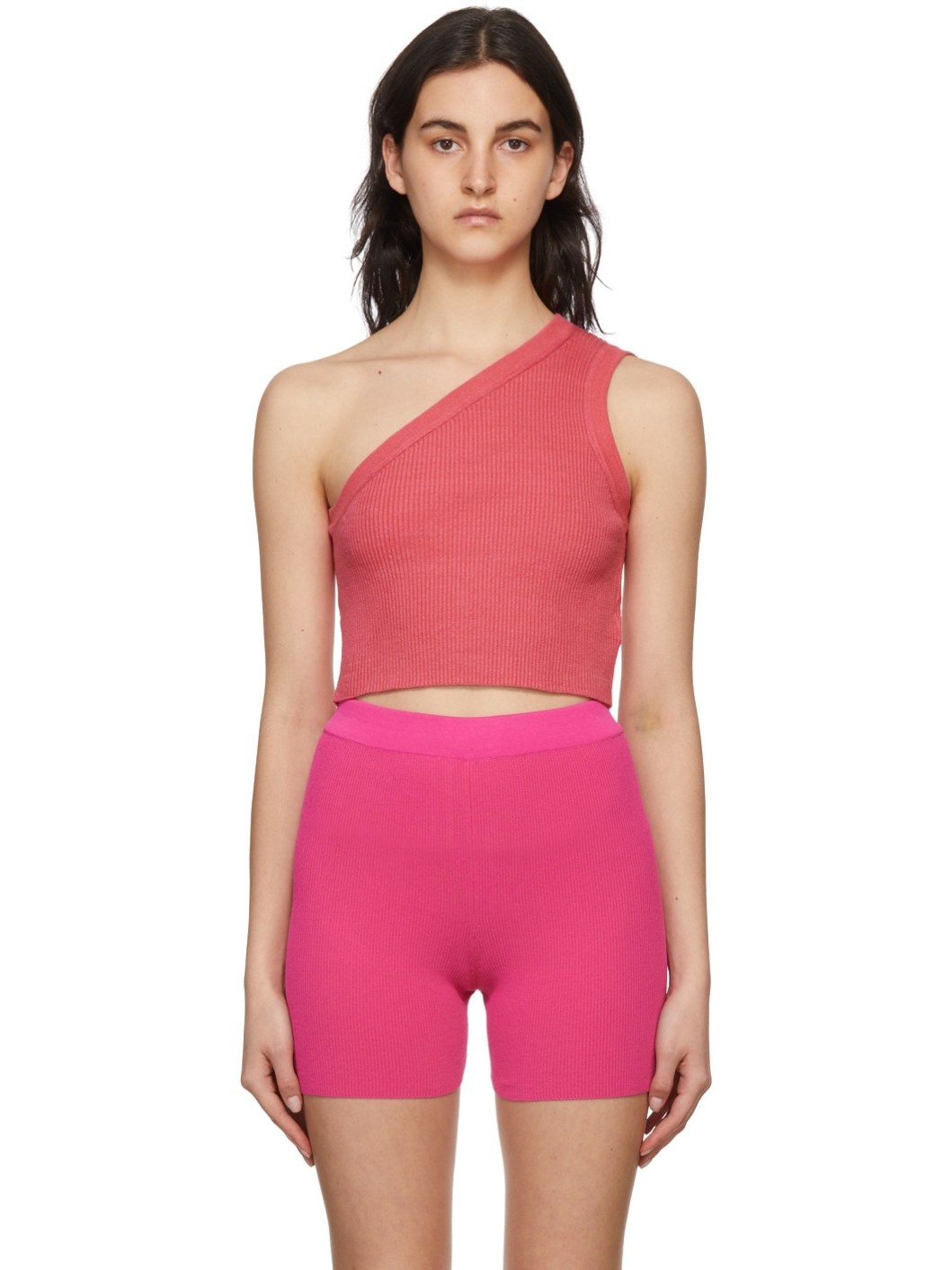 Pink 'La Maille Ascu' Tank Top - 1