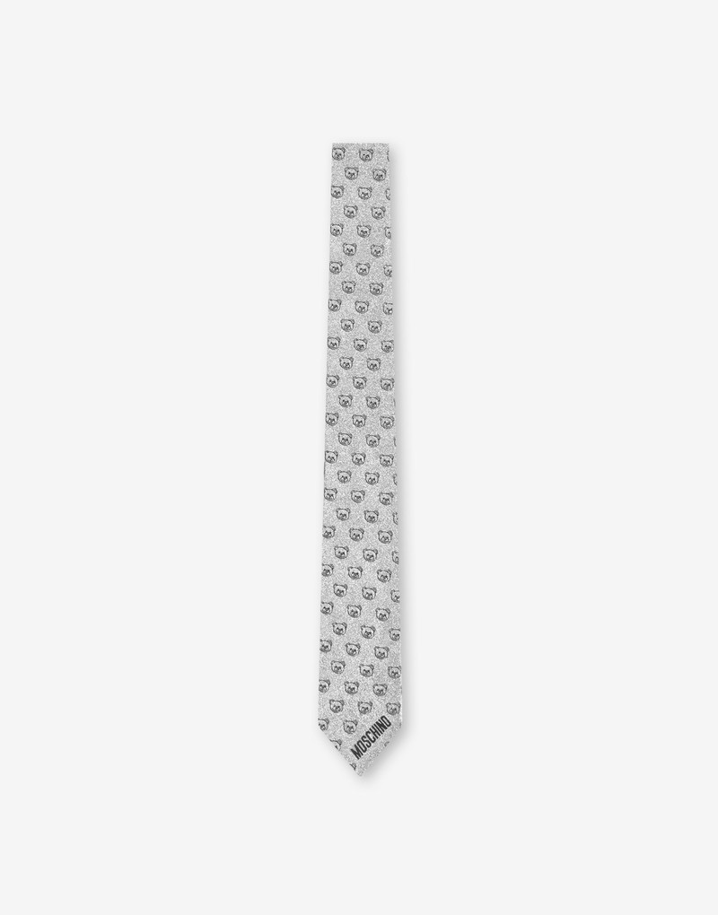 ALL-OVER TEDDY BEAR LAMINATED TIE 1