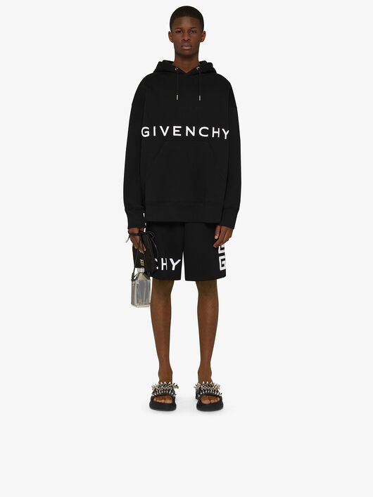 GIVENCHY 4G EMBROIDERED BERMUDA - 1