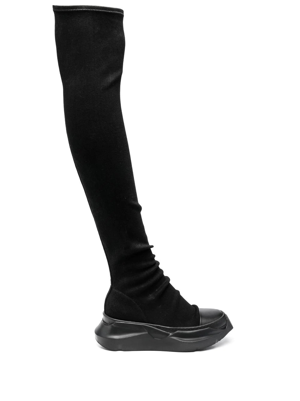 chunky knee-length boots - 1