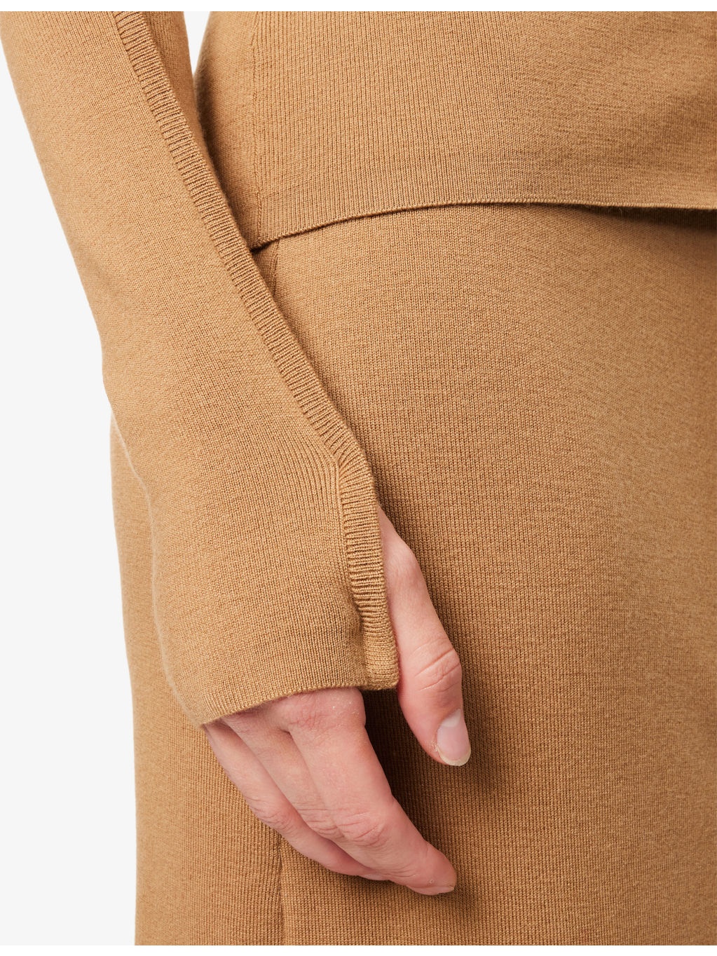 Hooded Rib-Trim Knitted Merino Wool-Blend Top - 5