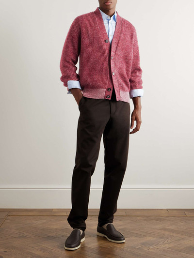 Loro Piana Sey Ribbed Cashmere and Silk-Blend Cardigan outlook
