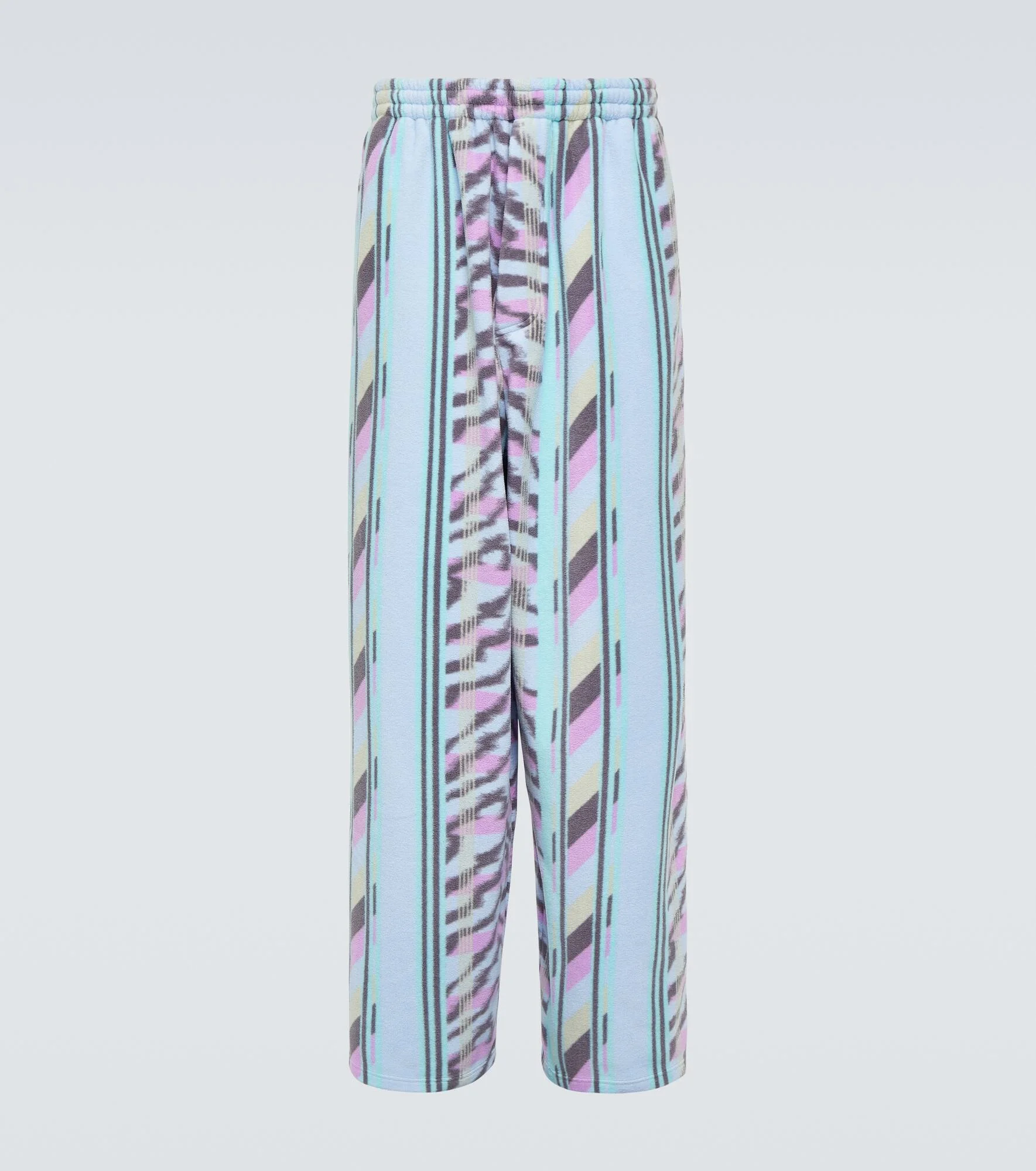 graphic-print trousers - 1