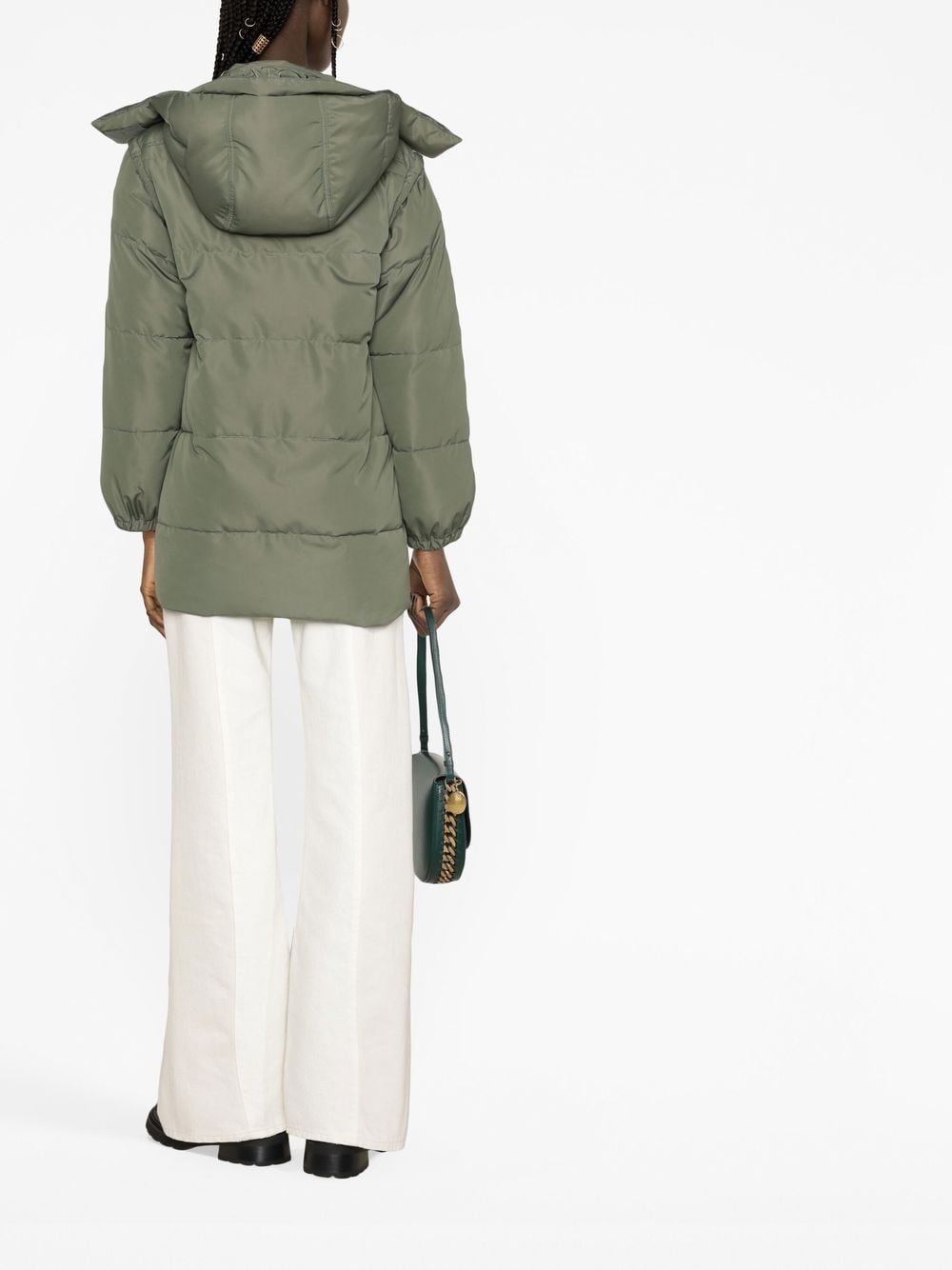 detachable-sleeve puffer coat - 4