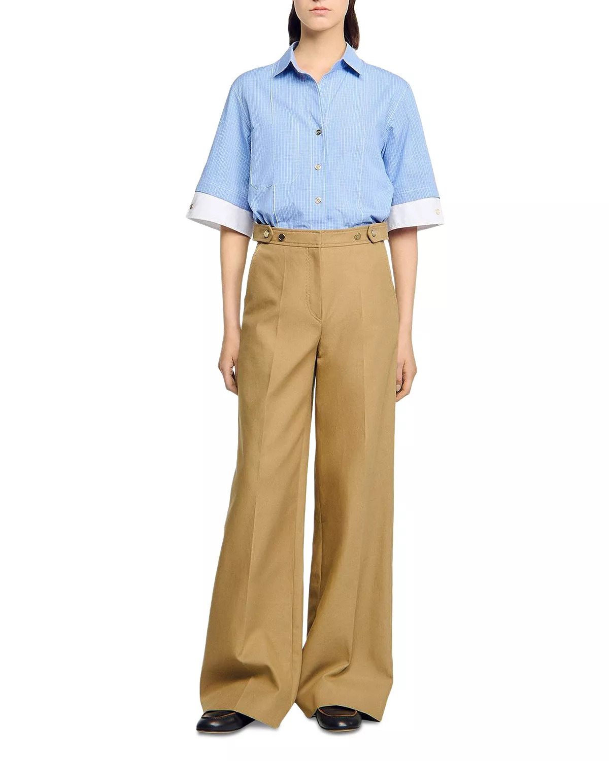 Wide Leg Pants - 2