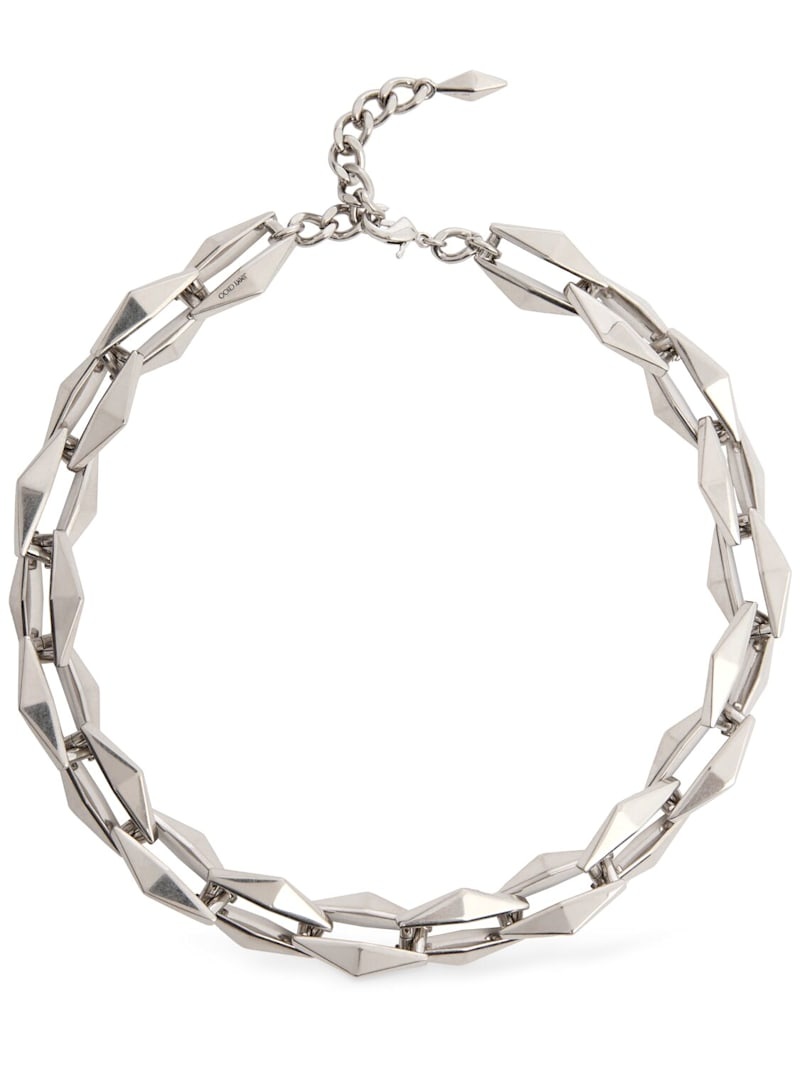 JIMMY CHOO Diamond chain necklace | luisaviaroma | REVERSIBLE