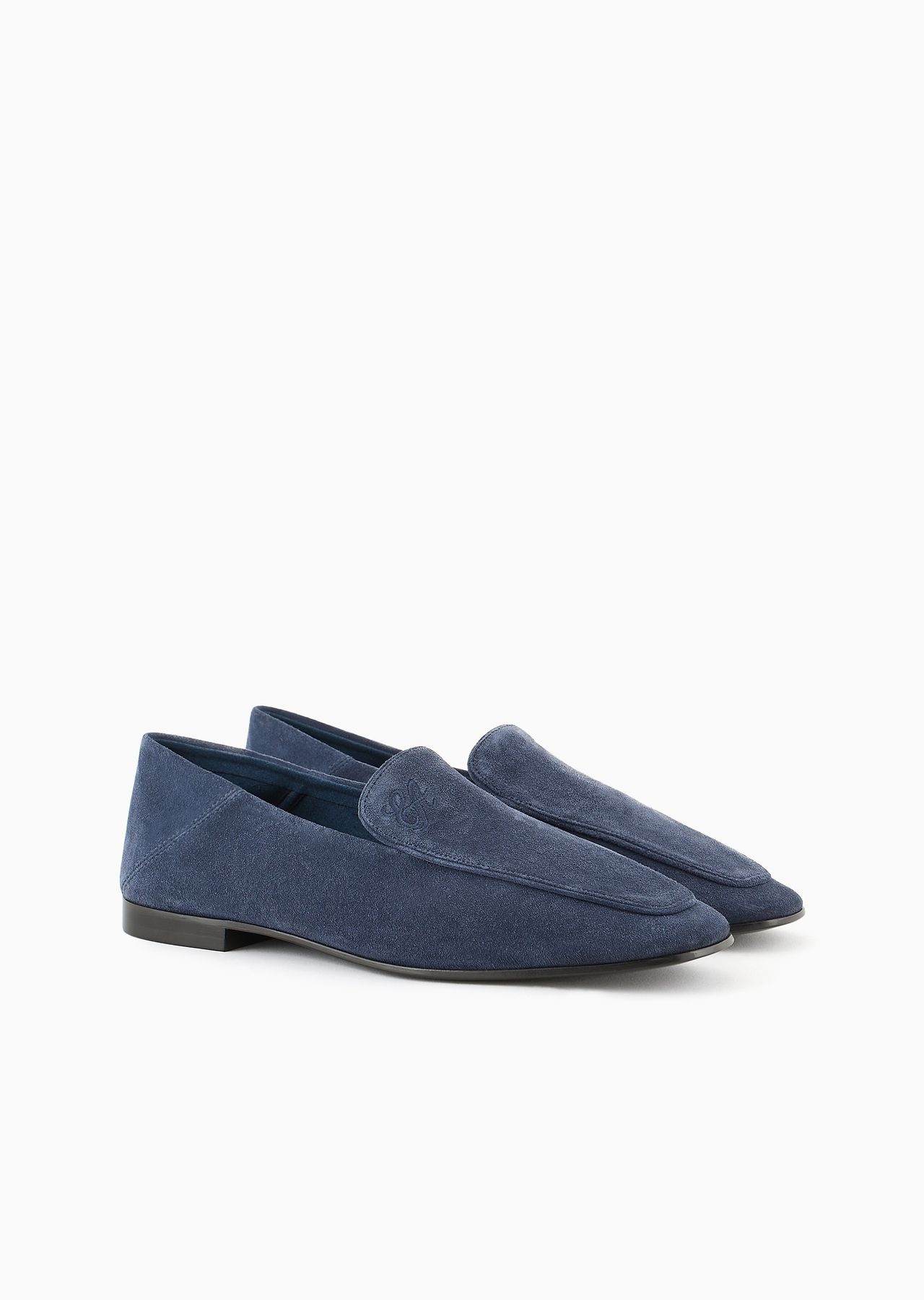 Icon velour-leather loafers - 2
